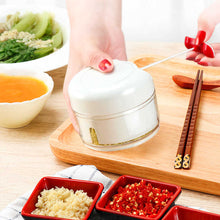 Load image into Gallery viewer, Mini Food Garlic Processor Meat Fruit Chopper Fruit Vegetables Meat Kitchen Tool Food Chopper Crusher Kitchen Garlic Press