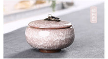 Load image into Gallery viewer, Wholesale and retail small color glazed ceramic pots Fragrance powder cans Ice cracked colorful tea cans Sealed ceramic cans