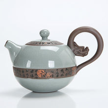 Load image into Gallery viewer, 1PC Chinese Kung Fu Tea Set Ceramic Buddhism Tea Caddy Teapot Set Gaiwan Tea Cups Of Tea Ceremony Teacup Family Home Crafts
