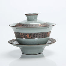 Load image into Gallery viewer, 1PC Chinese Kung Fu Tea Set Ceramic Buddhism Tea Caddy Teapot Set Gaiwan Tea Cups Of Tea Ceremony Teacup Family Home Crafts
