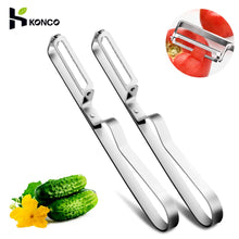 Load image into Gallery viewer, Konco Stainless Steel Peeling Knife Multi-Function Vegetable Fruits Peeler Kitchen Gadget Knife Peeling Tool Kitchen Acssessory
