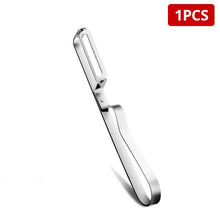 Load image into Gallery viewer, Konco Stainless Steel Peeling Knife Multi-Function Vegetable Fruits Peeler Kitchen Gadget Knife Peeling Tool Kitchen Acssessory
