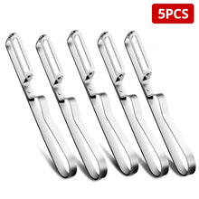 Load image into Gallery viewer, Konco Stainless Steel Peeling Knife Multi-Function Vegetable Fruits Peeler Kitchen Gadget Knife Peeling Tool Kitchen Acssessory
