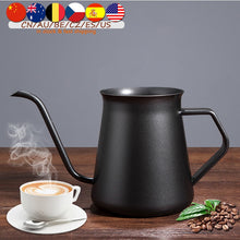 Load image into Gallery viewer, Drip Kettle 400ml Coffee Tea Pot  Non-Stick Food Grade Stainless Steel Gooseneck Drip Kettle Swan Neck Thin Mouth #25
