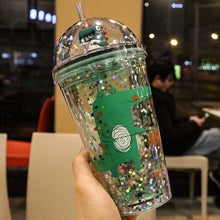 Load image into Gallery viewer, Summer Creative Plastic Straw Cup Adult Child Student Couple Couple Portable Bottle
