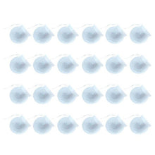 Load image into Gallery viewer, 100PCS Disposable Empty Tea Pouch Round Tea Bag Filter Paper Bags for Loose Leaf Tea Powder Herbs Spice - 75mm (White)
